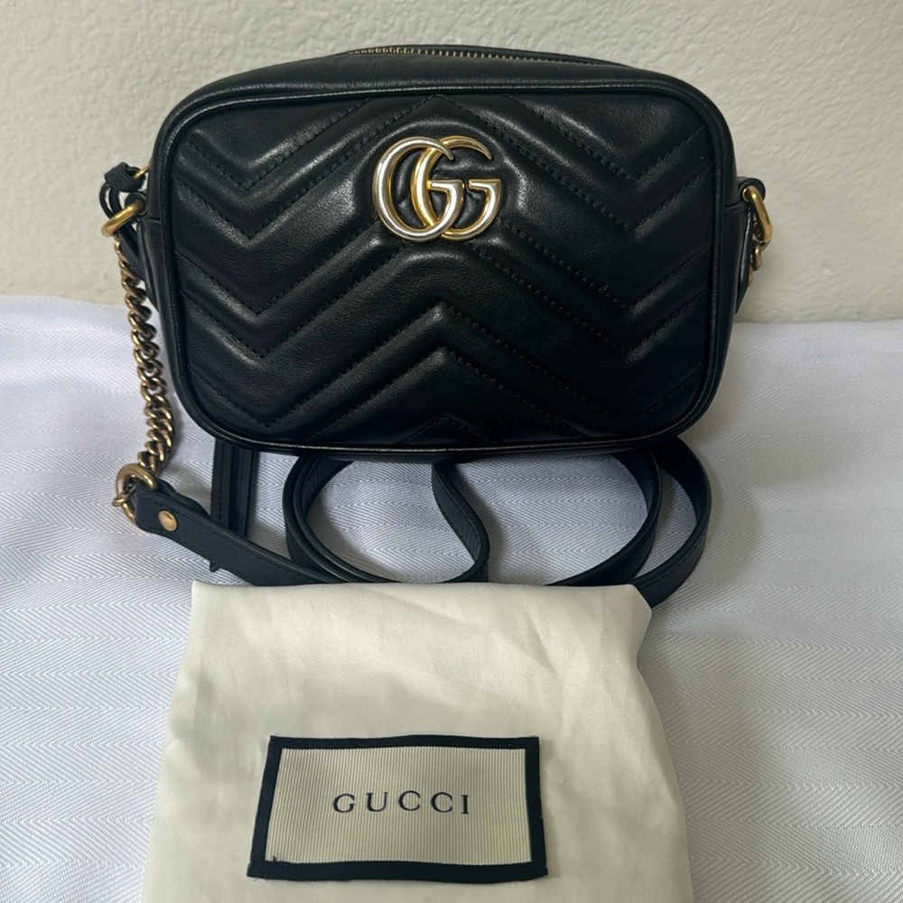 MINI GG MARMONT SMALL SHOULDER BAG